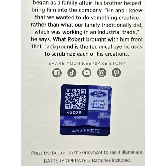 Hallmark Keepsake Ornament 2024 Magic Fire Brigade 2011 Ford F-550 Fire Engine - Picture 4 of 7